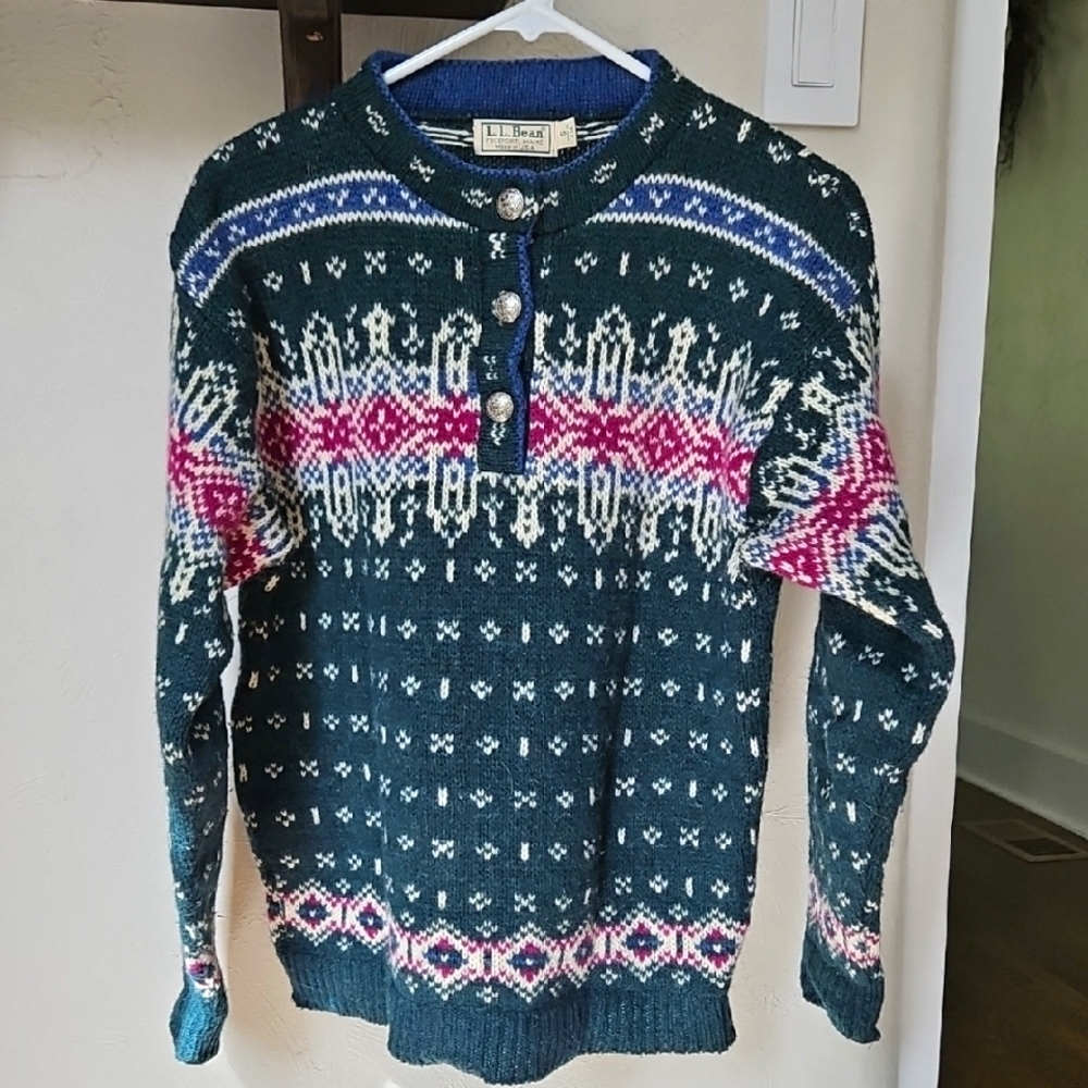 L.L. Bean // Vintage Fair Isle Sweater